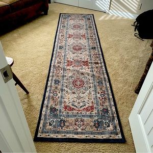 Ruggable runner rug  2.5 x 10 - cover only; no pad